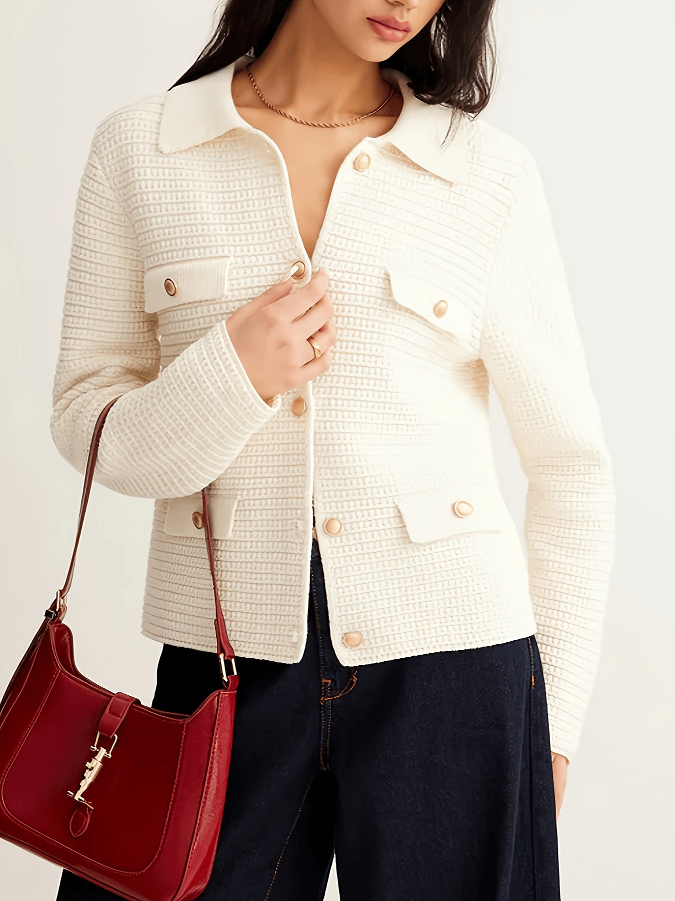 The Monroe Textured Cardigan