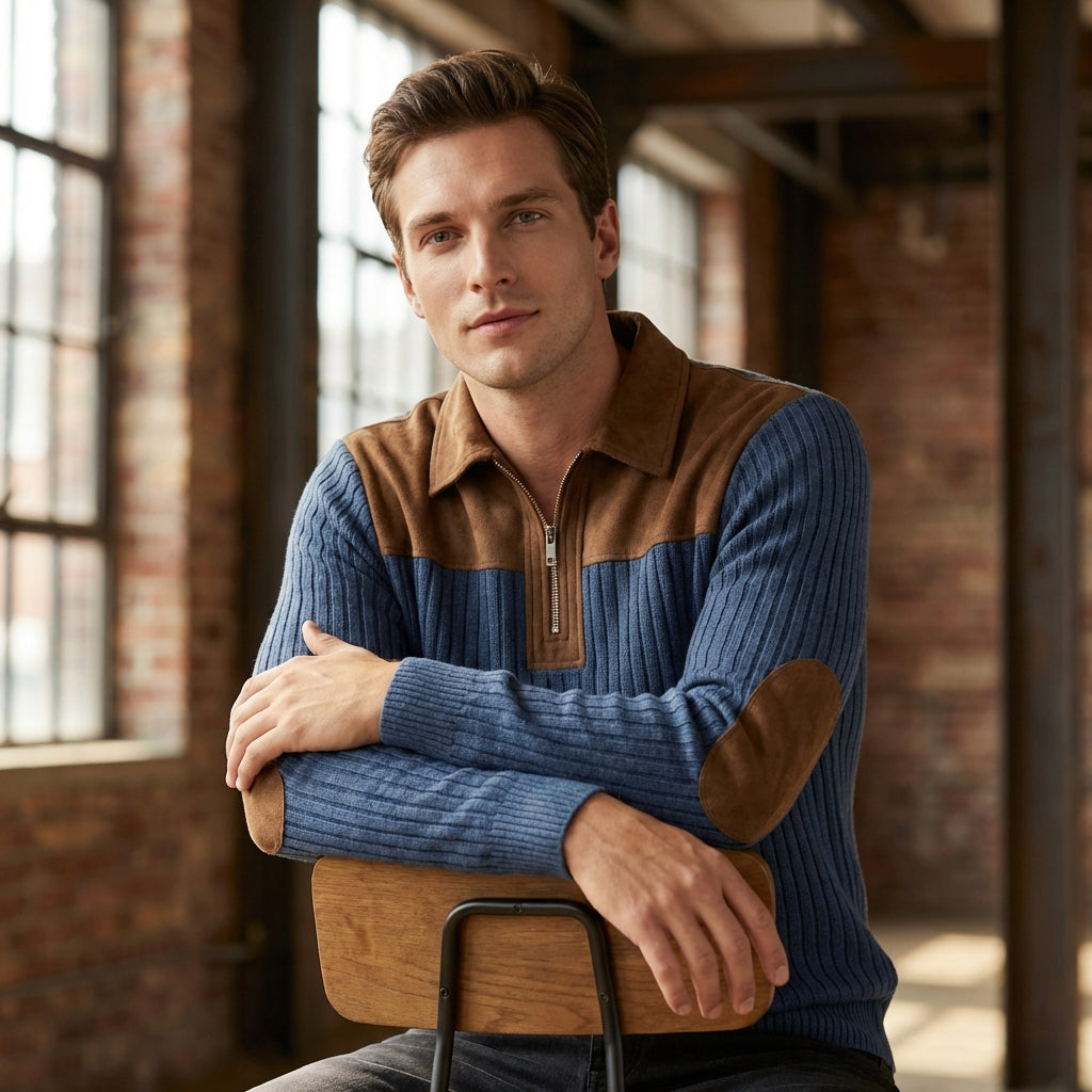 The Hudson Quarter-Zip Sweater