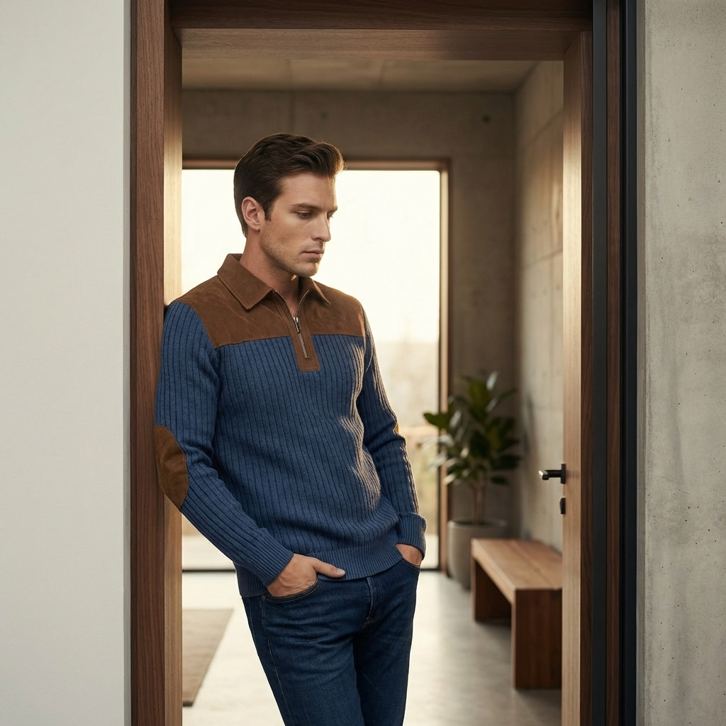 The Hudson Quarter-Zip Sweater