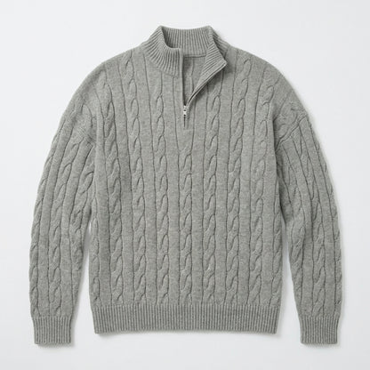 The Cambridge Cable Knit Half-Zip
